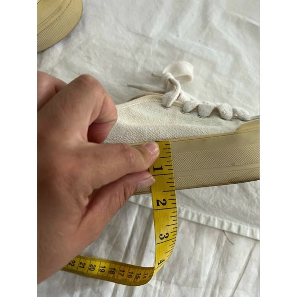 Zara Trafaluc Women's Shoes Sneakers High White Lace Up Size 36 - Picture 11 of 12